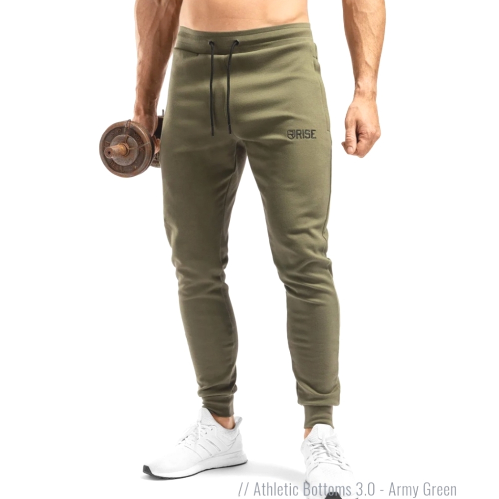 RISE Athletic Bottoms 3.0 - Army Green SZ SMALL
